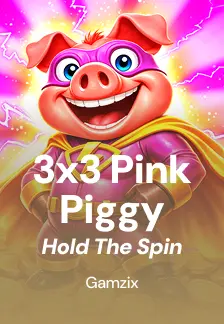 3x3 Pink Piggy: Hold the Spin